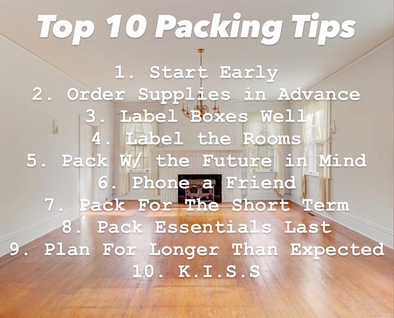 TOP 10 PACKING TIPS