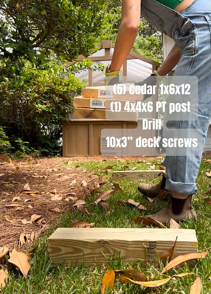 DIY Raised Cedar Garden Beds