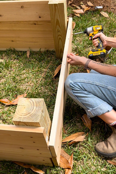 DIY Raised Cedar Garden Beds