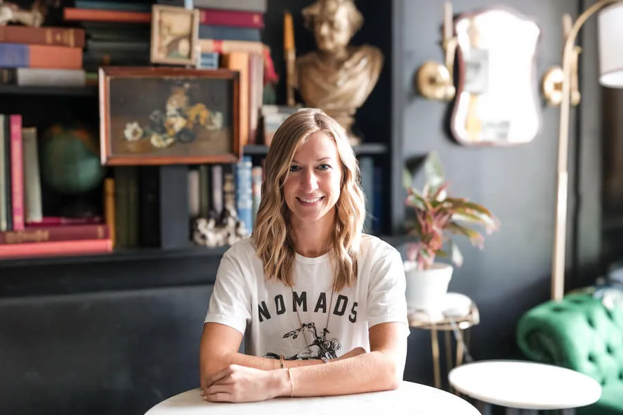 Screenshot from our YouTube farmhouse renovation video showing the home interior progress.