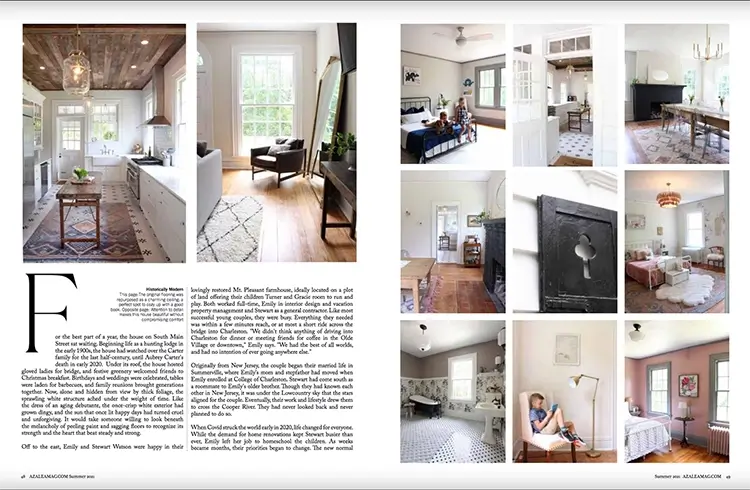 This Whole House featured for home renovation and interior design in Summerville, SC