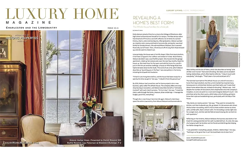 Luxury Home Magazine article featuring This Whole house