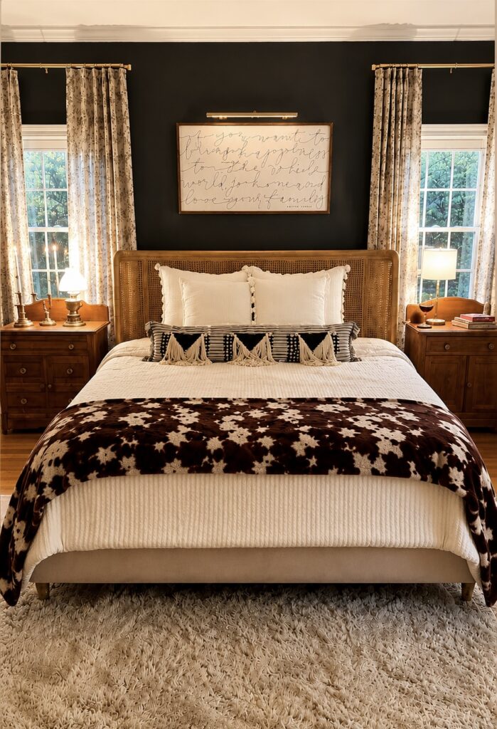 moody bedroom